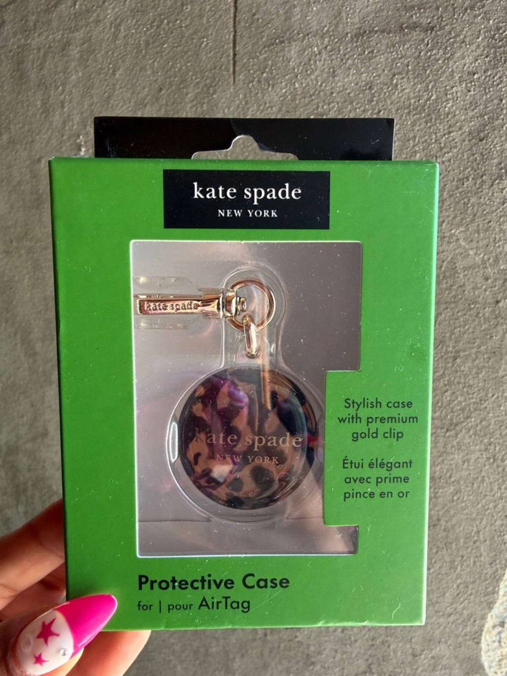 Kate Spade  AirTag Cover animal print
